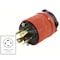 Ac Works Locking Plug, L15-30P, 30 A, 250V AC, Three Phase, Orange ASL1530P - alternate 5